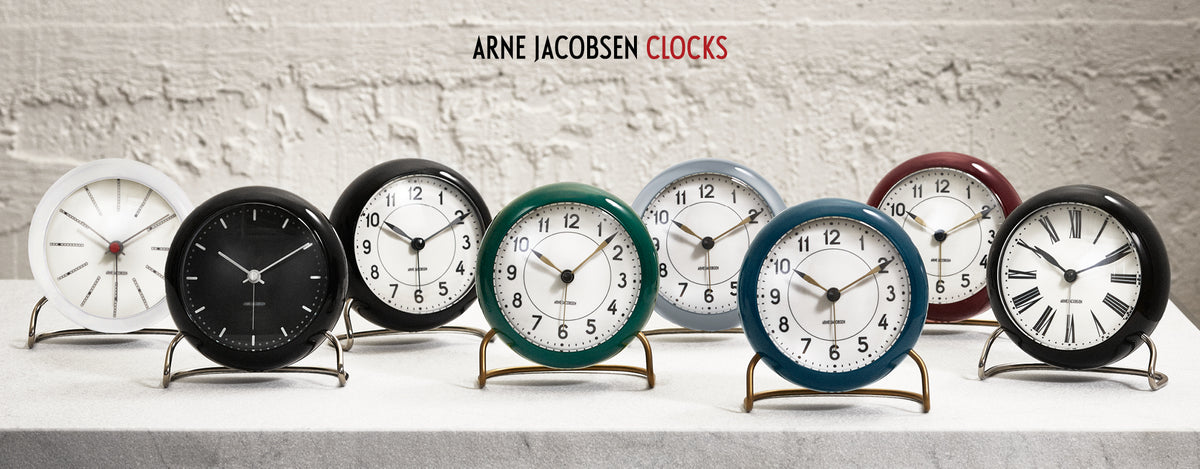 Arne Jacobsen Clock Collection – FJØRN Scandinavian