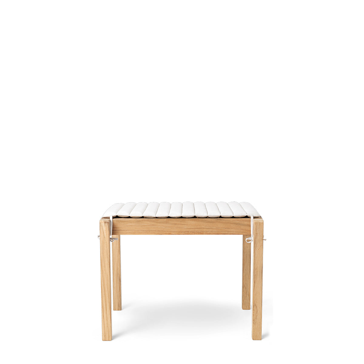 AH911 Outdoor Side Table / Stool with Cushion, Teak FJØRN Scandinavian