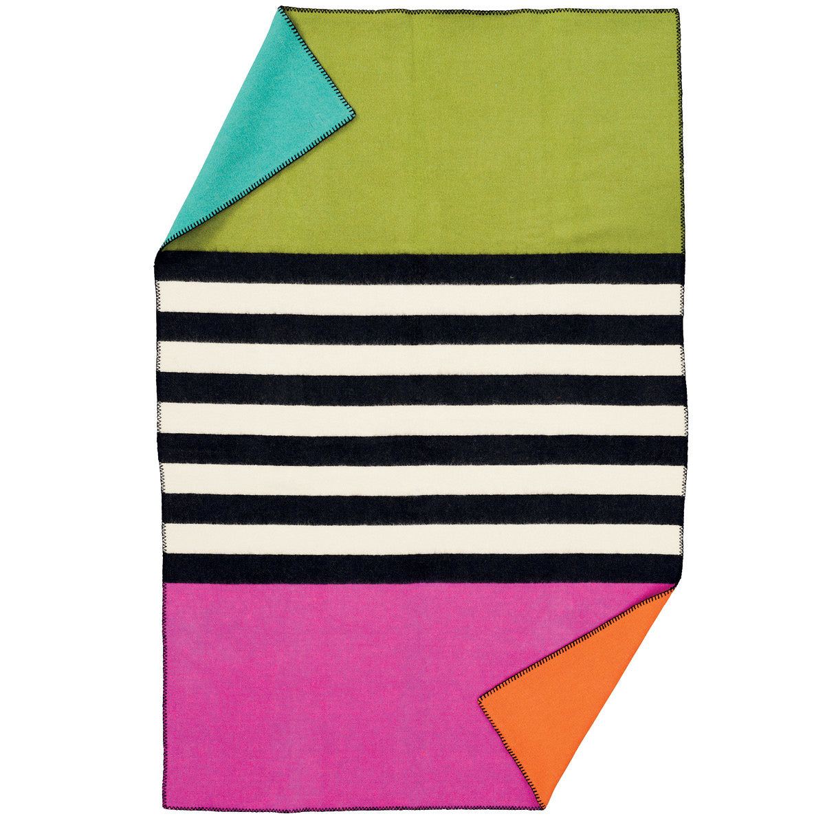 Blanket for Life Lambswool Blanket, Thin Stripe FJØRN Scandinavian