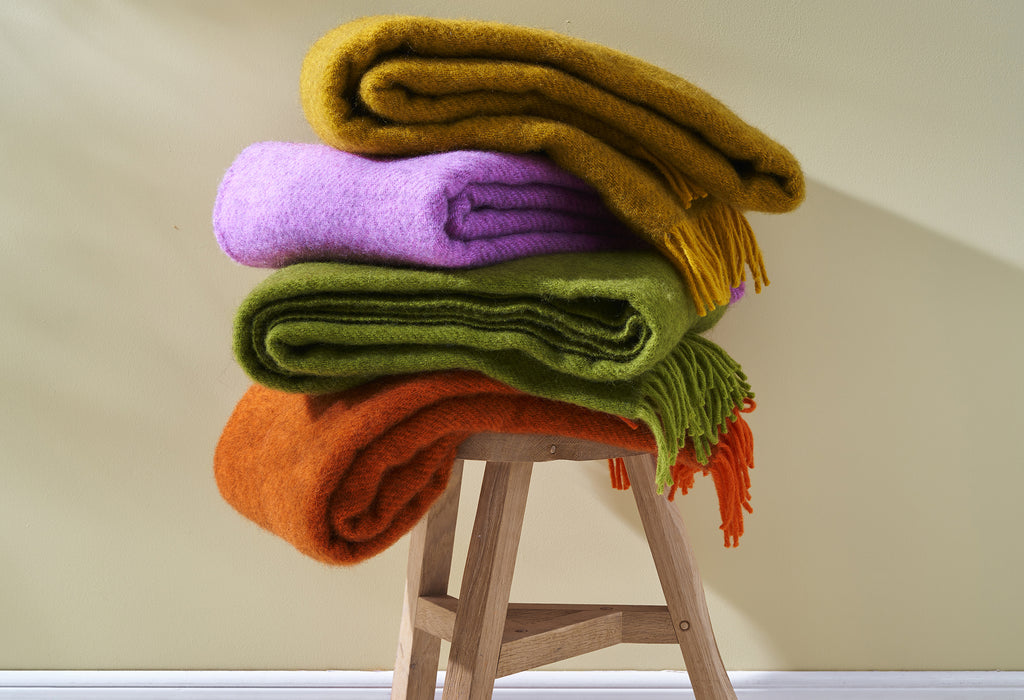 Swedish Brushed Gotland Wool Throws