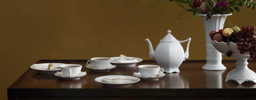 Royal Copenhagen White Fluted Full Lace