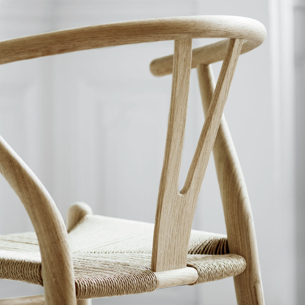 Hans Wegner CH24 Wishbone Chair, Wood, Color and Paper Cord Seat