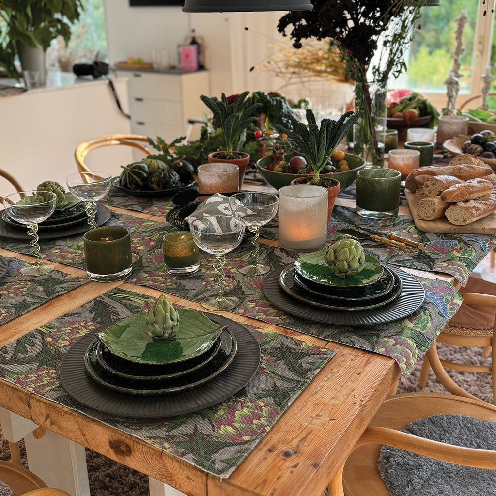 Kitchen Table Textiles Artichoke Organic Cotton Woven Table & Kitchen Textiles Collection ...