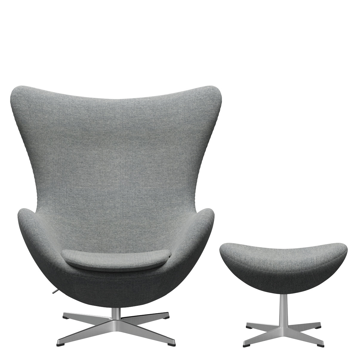 Arne Jacobsen Egg Lounge Chair & Egg Footstool Options – FJØRN