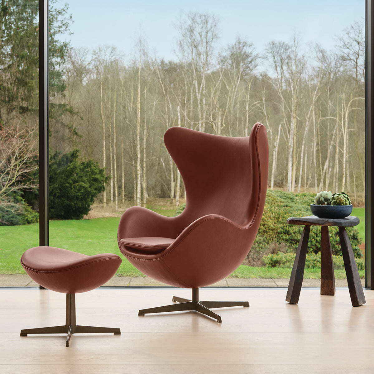 Egg sales chair footstool