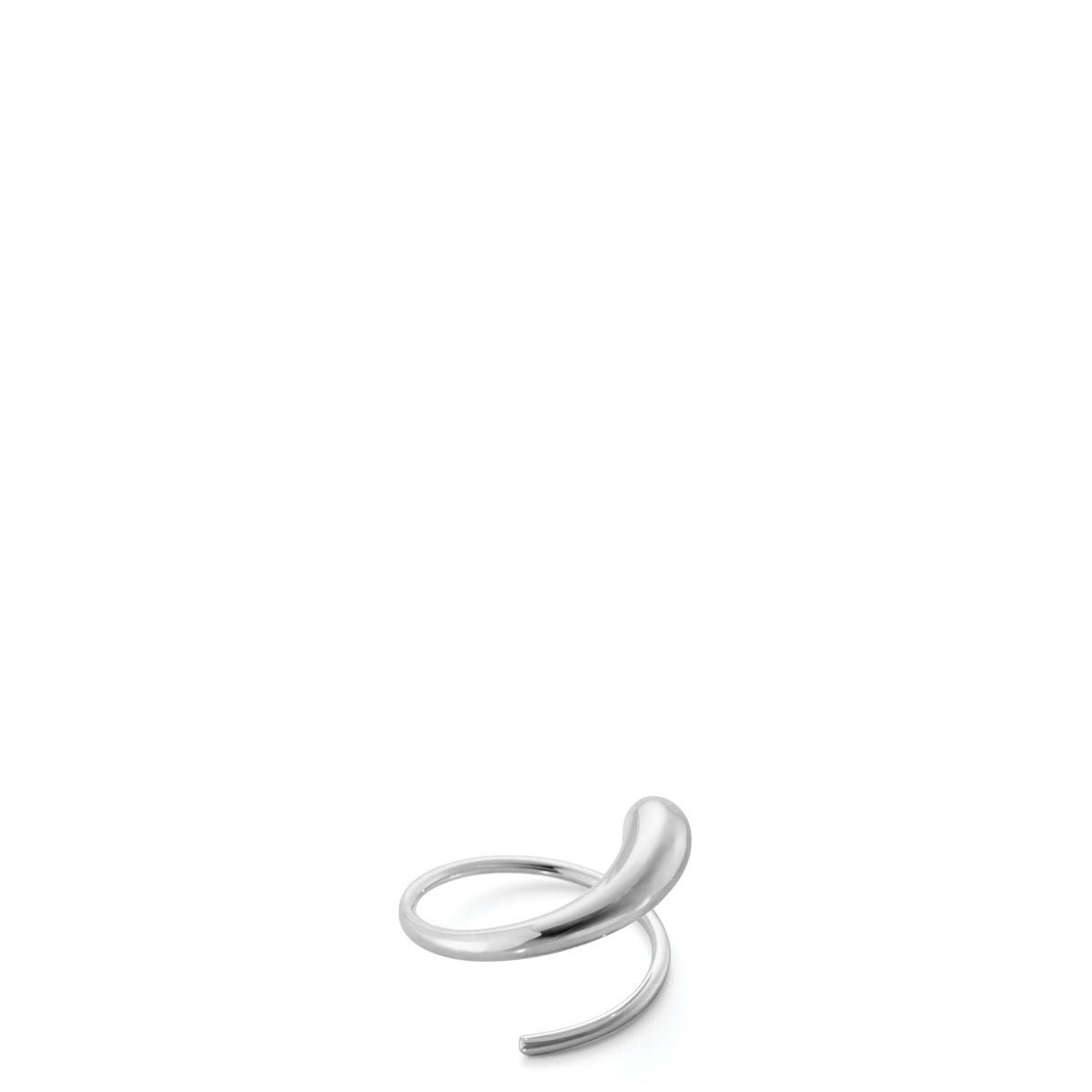 Mercy Swirl Earrings, 18kt Yellow Gold or Sterling Silver – FJØRN