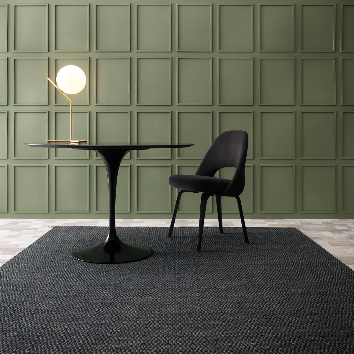 Bloom Icon Swedish Woven Wool Rug, Seven Sizes in Five Color Variants ...