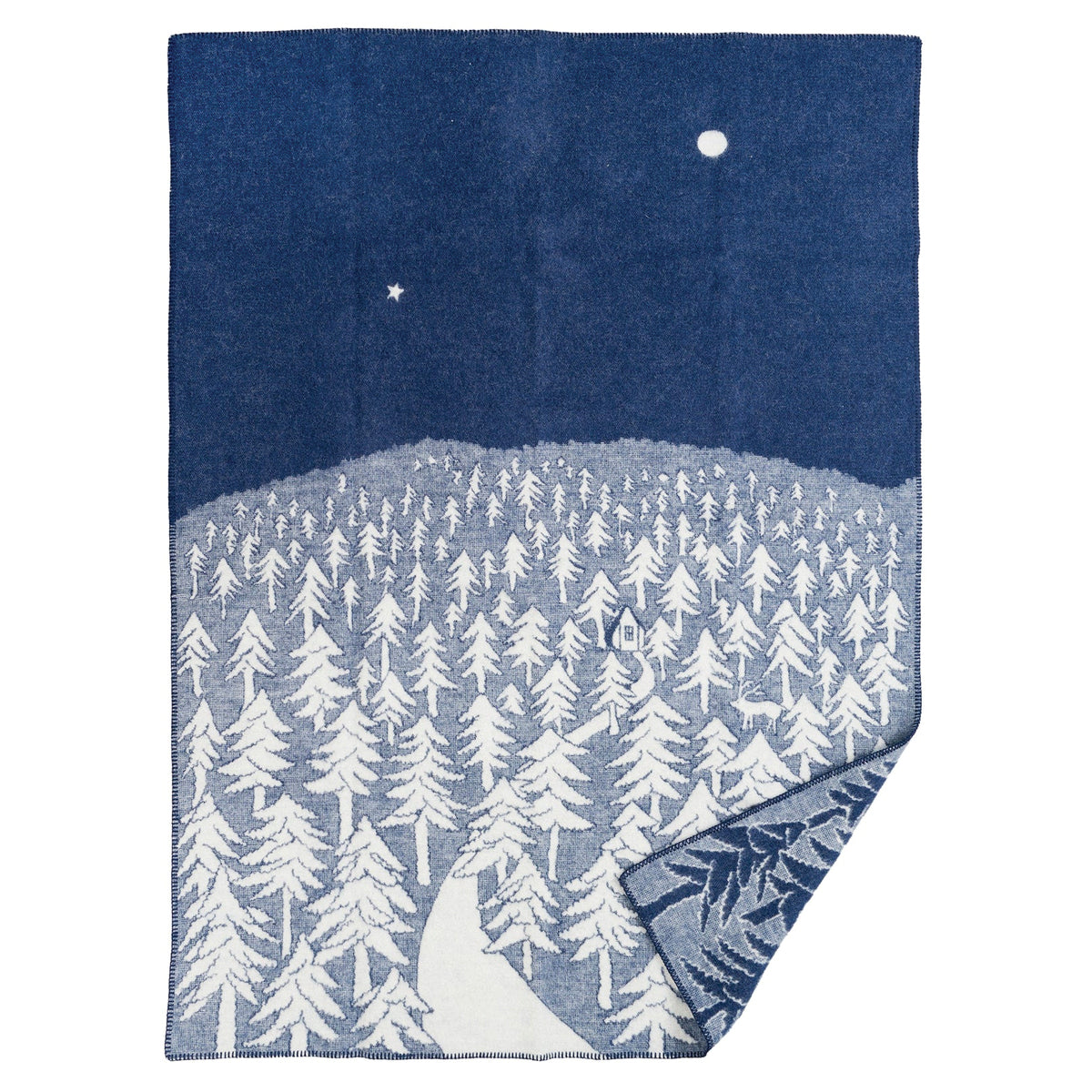 House in the Forest Lambswool Blanket, Three Color Variants
