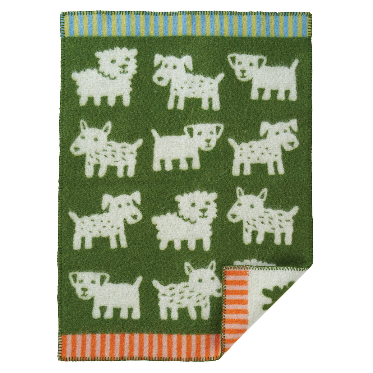 Voff ECO Lambswool Baby Blanket Two Color Variants