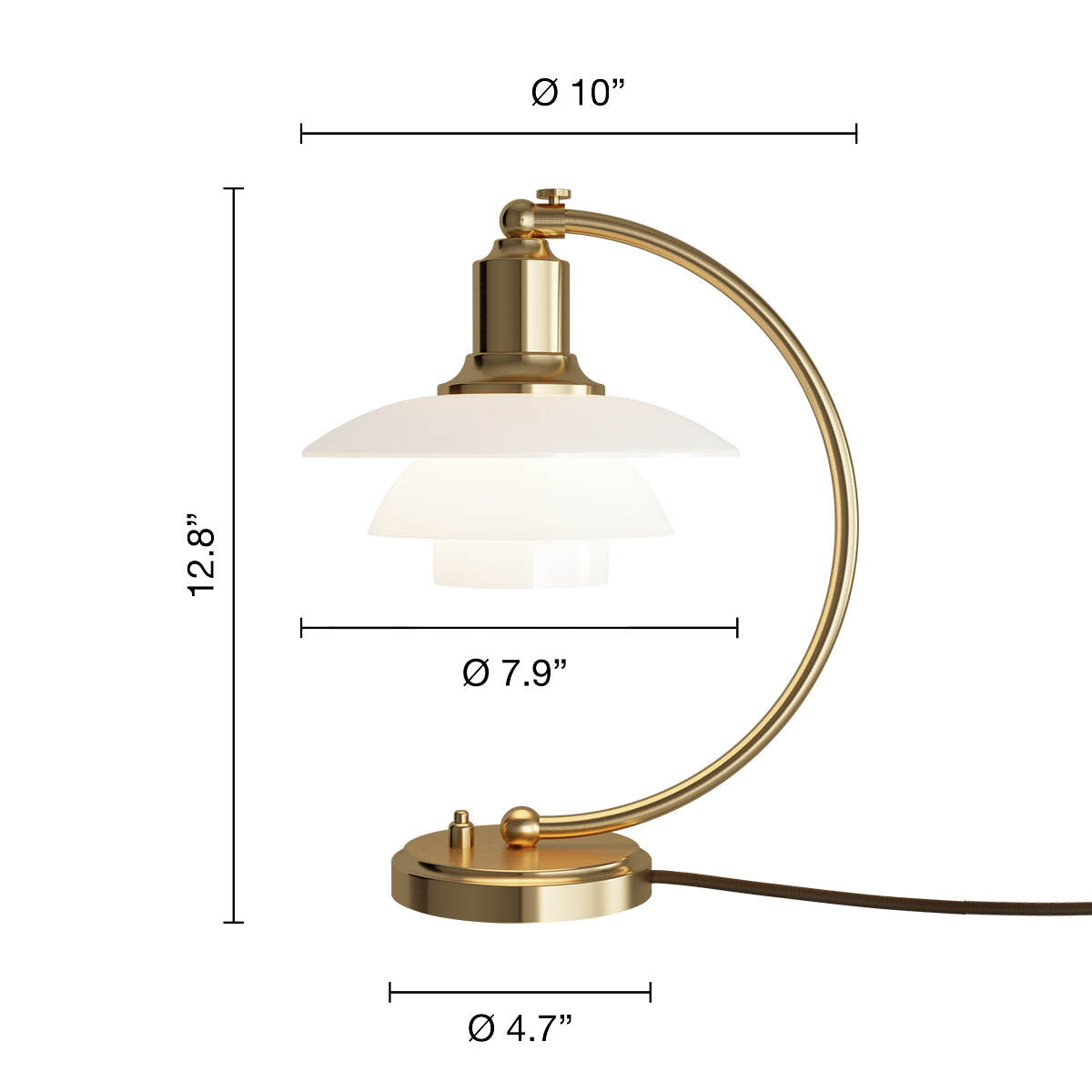 Louis Poulsen Limited Edition PH 2/2 Luna Table Lamp – FJØRN Scandinavian