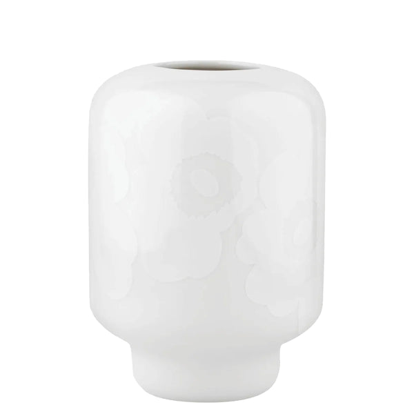 Unikko Ceramic Vase, White/Off-White, Ø 5