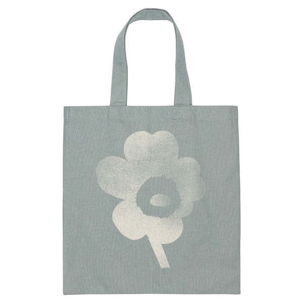 トートバッグ　Unikko / AE Vankka tote bag Vankka Unikko Placement Large Tote Bag - Gray / Off-White – FJØRN