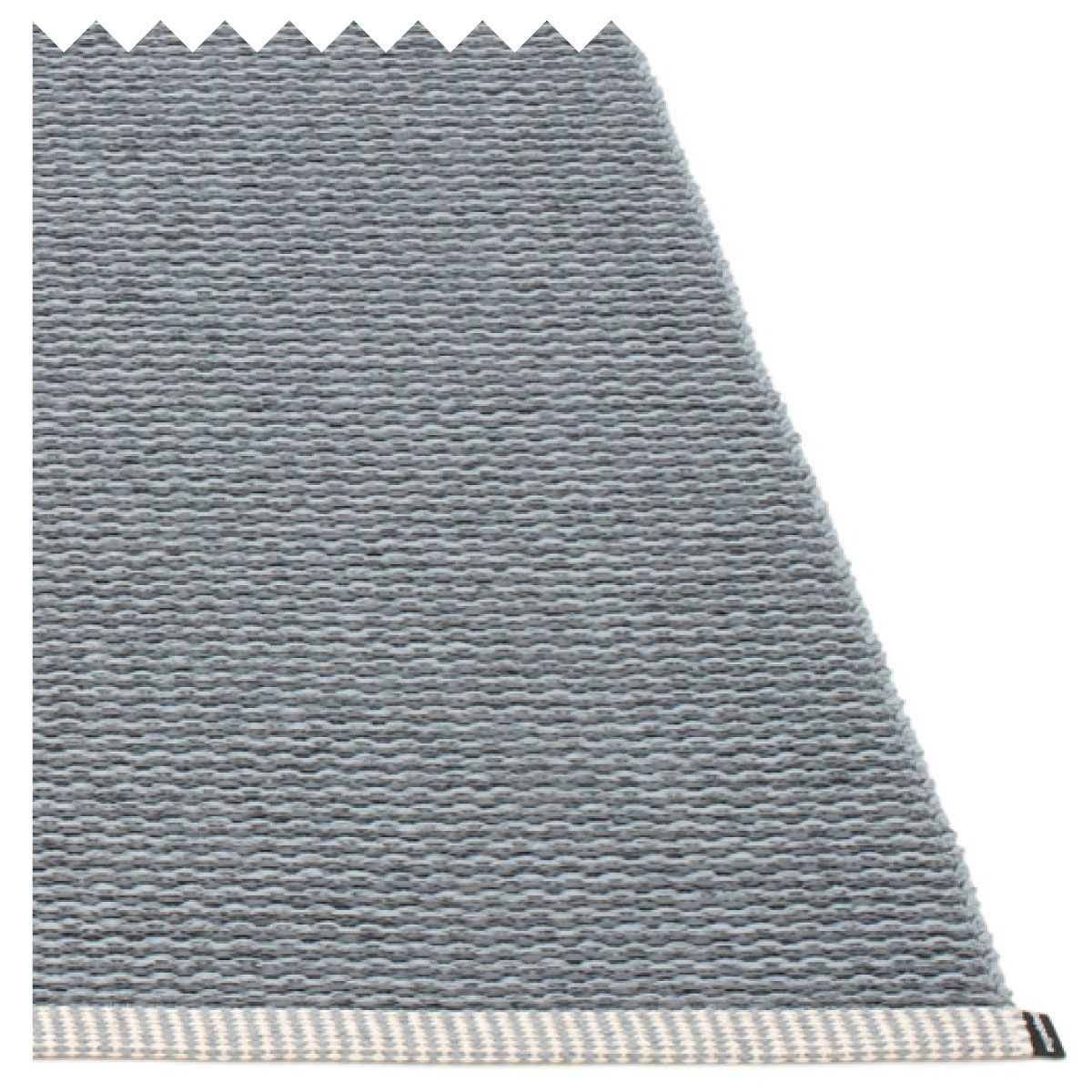 Mono Reversible Indoor / Outdoor Swedish Woven Plastic Runner Rug, 2 3/ ...