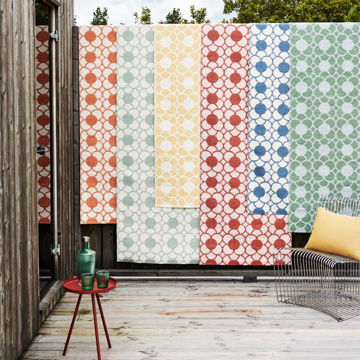 Anya Reversible Indoor / Outdoor Swedish Woven Plastic Rug - 3 Sizes in ...