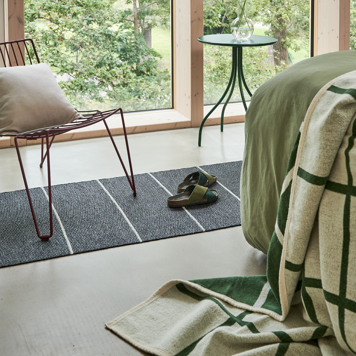 Lea Reversible Indoor / Outdoor Swedish Woven Plastic Rug - 4 Sizes in ...