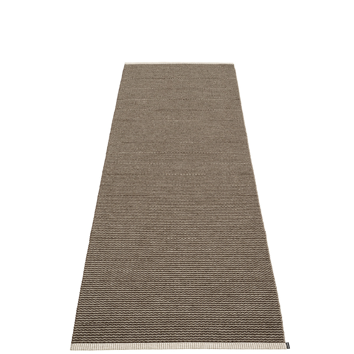 Mono Reversible Indoor / Outdoor Swedish Woven Plastic Runner Rug, 2 3/ ...