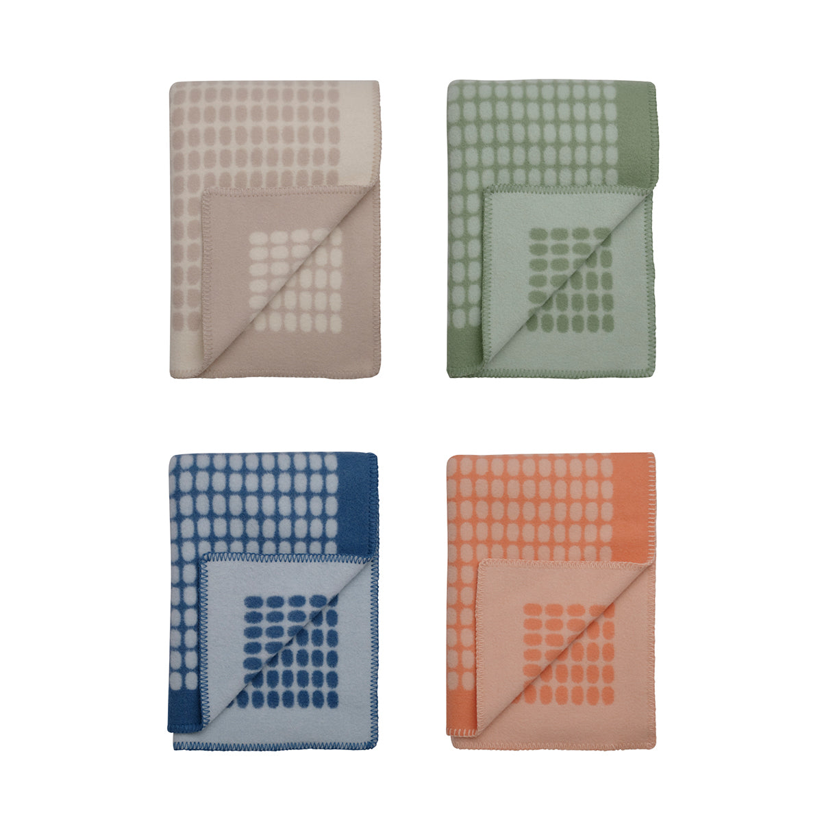 Palette Norwegian Wool Blanket, 4 Color Variants – FJØRN Scandinavian