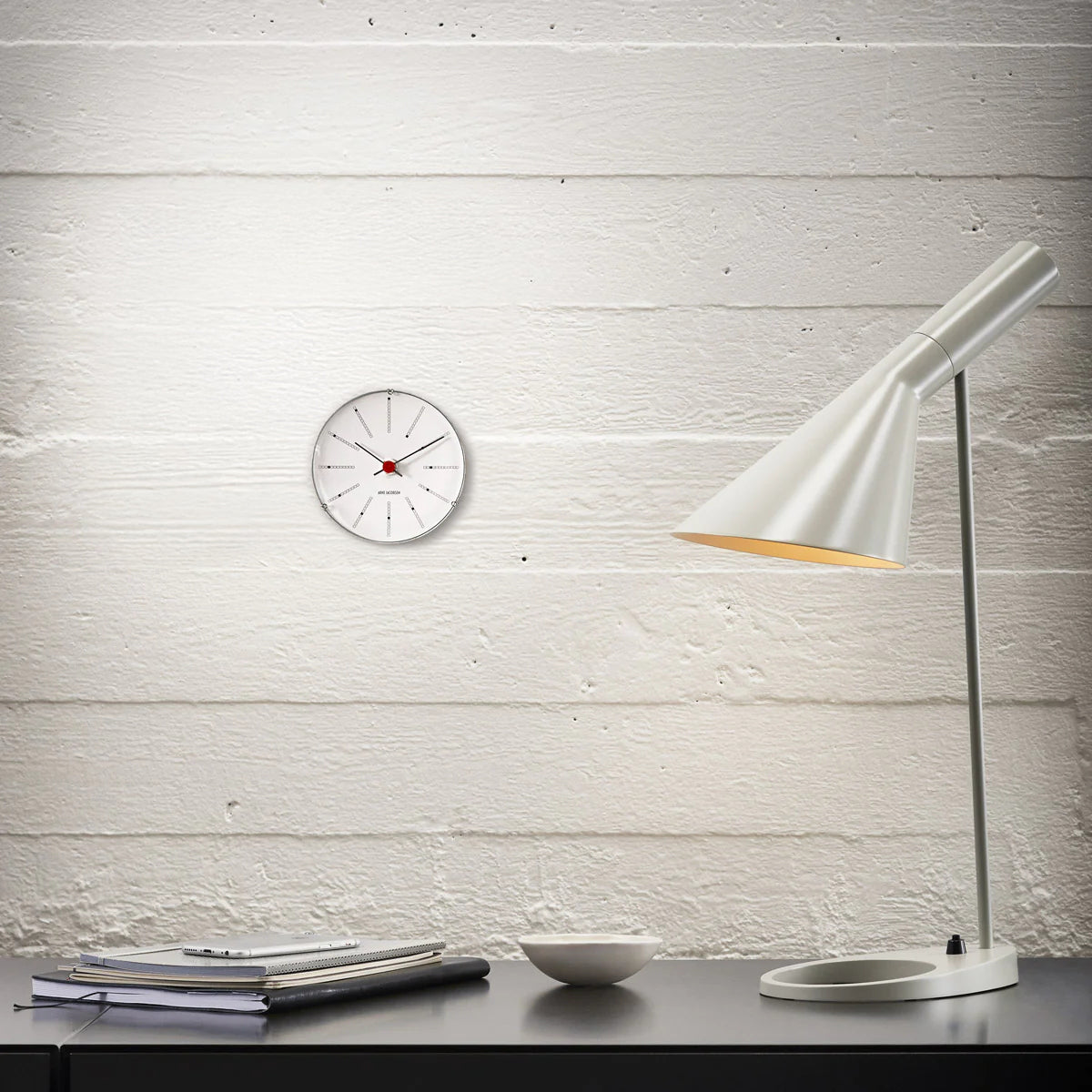 Arne Jacobsen Banker's Wall Clock, 4 Size Options – FJØRN Arne Jacobsen Banker's Wall Clock, 4 Size Options – FJØRN