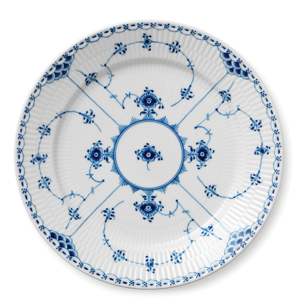 Blue Fluted Half Lace Collection - 32 Pieces – FJØRN Scandinavian