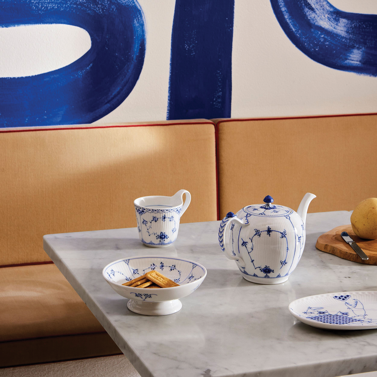 Blue Fluted Plain Collection - 82 Pieces – FJØRN Scandinavian