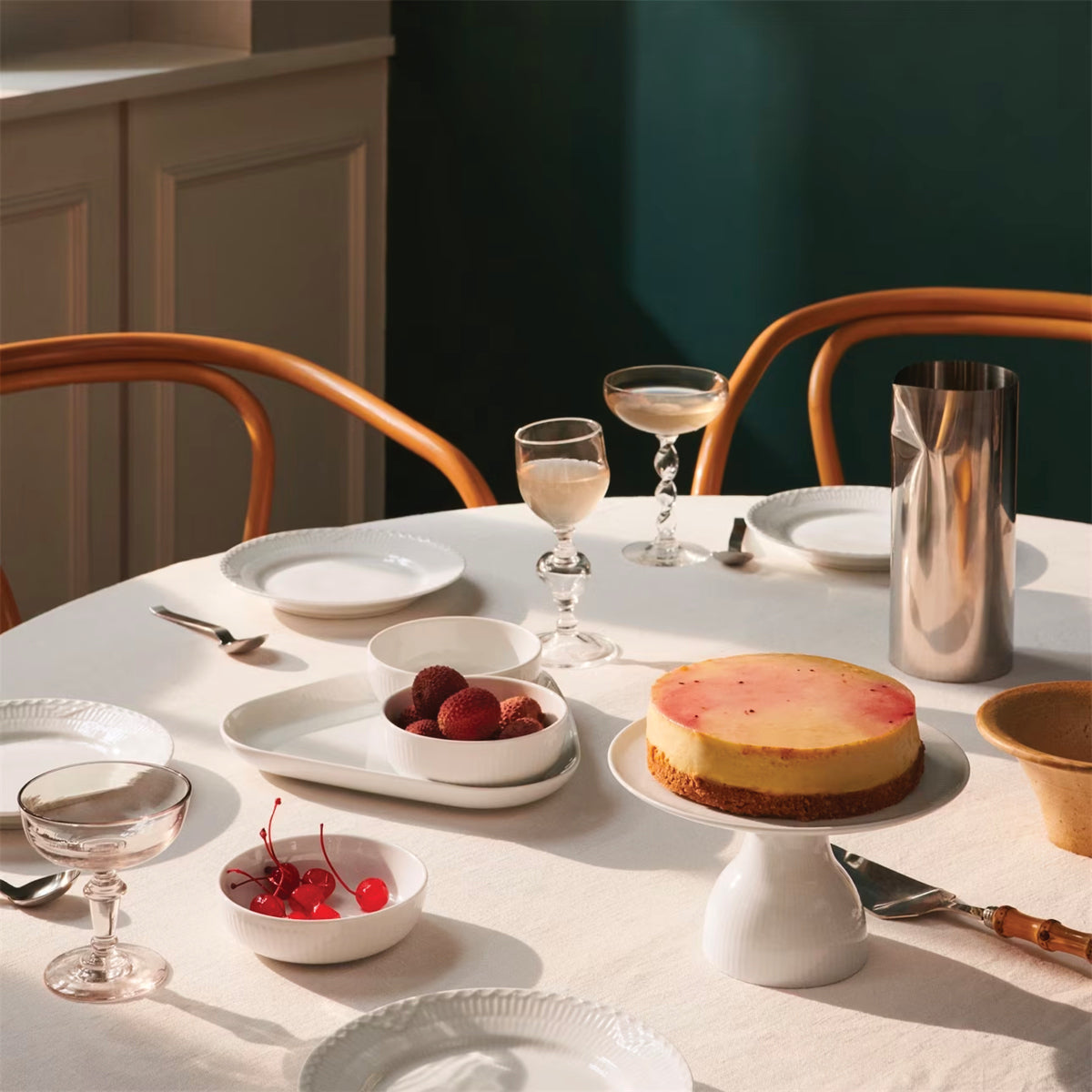 White Fluted Plain Collection - 33 Pieces – FJØRN Scandinavian