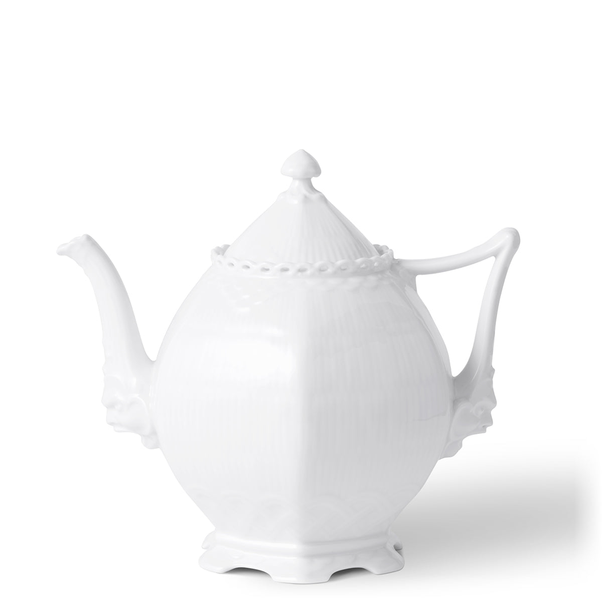 Fluted Tea Pot White Fluted Full Lace Tea Pot, 1 qt. – FJØRN Scandinavian