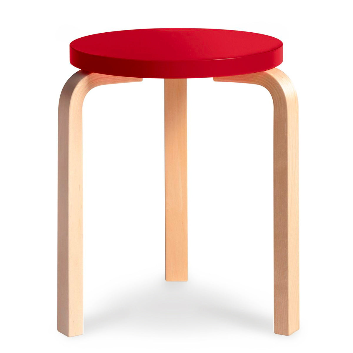 50s-60s製　Alvar Aalto Stool60 ① Alvar Aalto Original 1950s Artek Blue 60 Stool, Finland