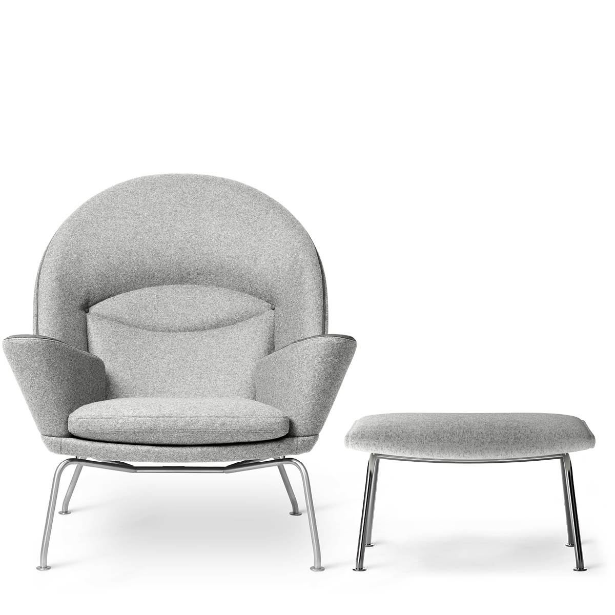 Oculus Chair & Matching CH466 Set, Divina Melange 2 – FJØRN Scandinavian