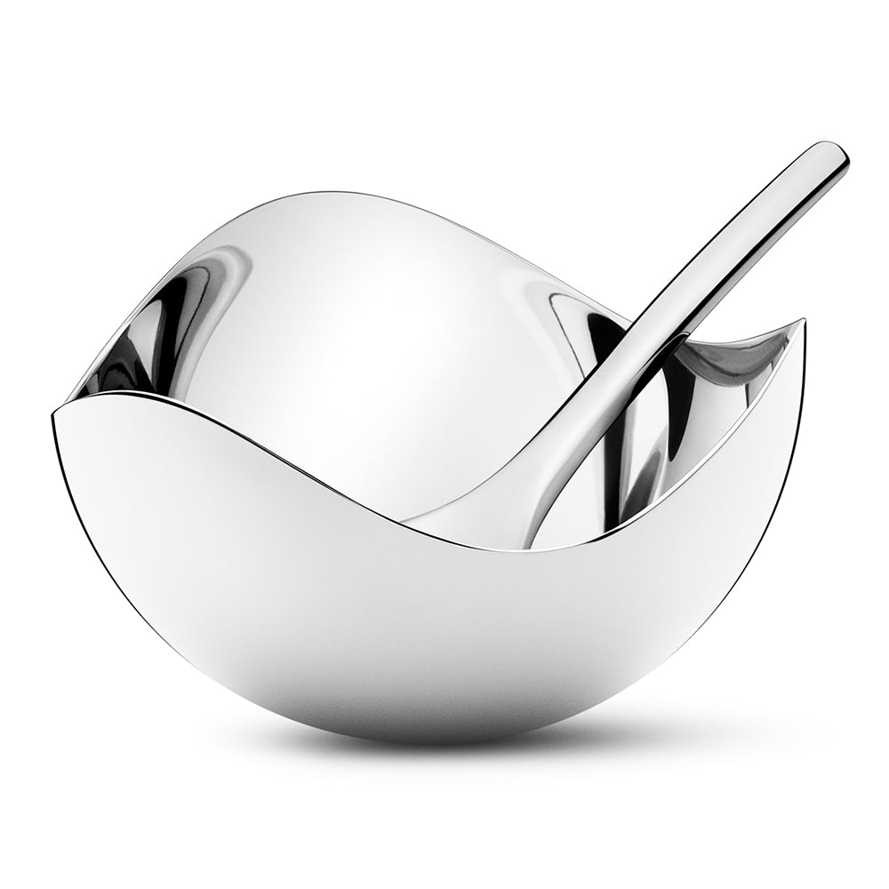 バーミンガム1910年スターリングシルバーサルバー銀盆約515g ソリッド純銀 Bloom Salt Cellar & Spoon – FJØRN Scandinavian