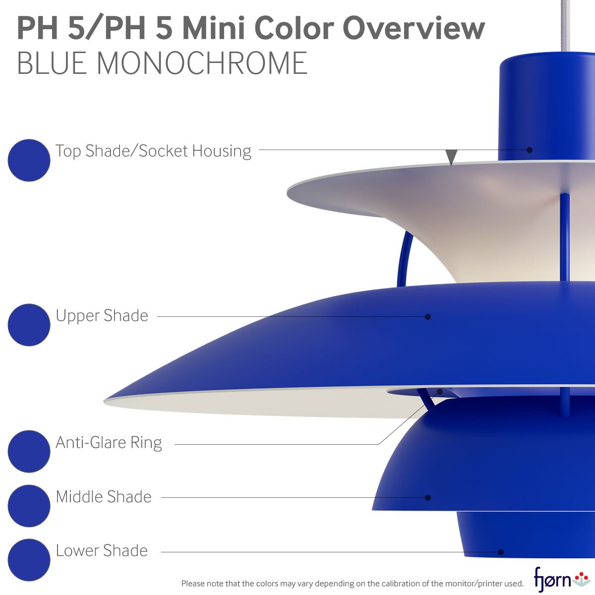 PH 5 Mini Monochrome Pendant light Louis Poulsen