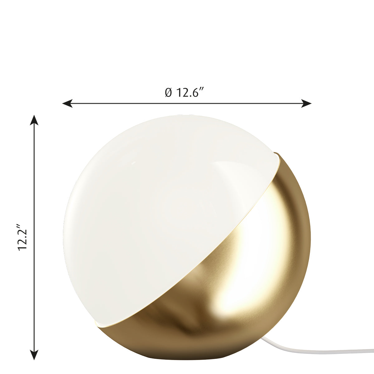Project 62 table lamp brass finish shop