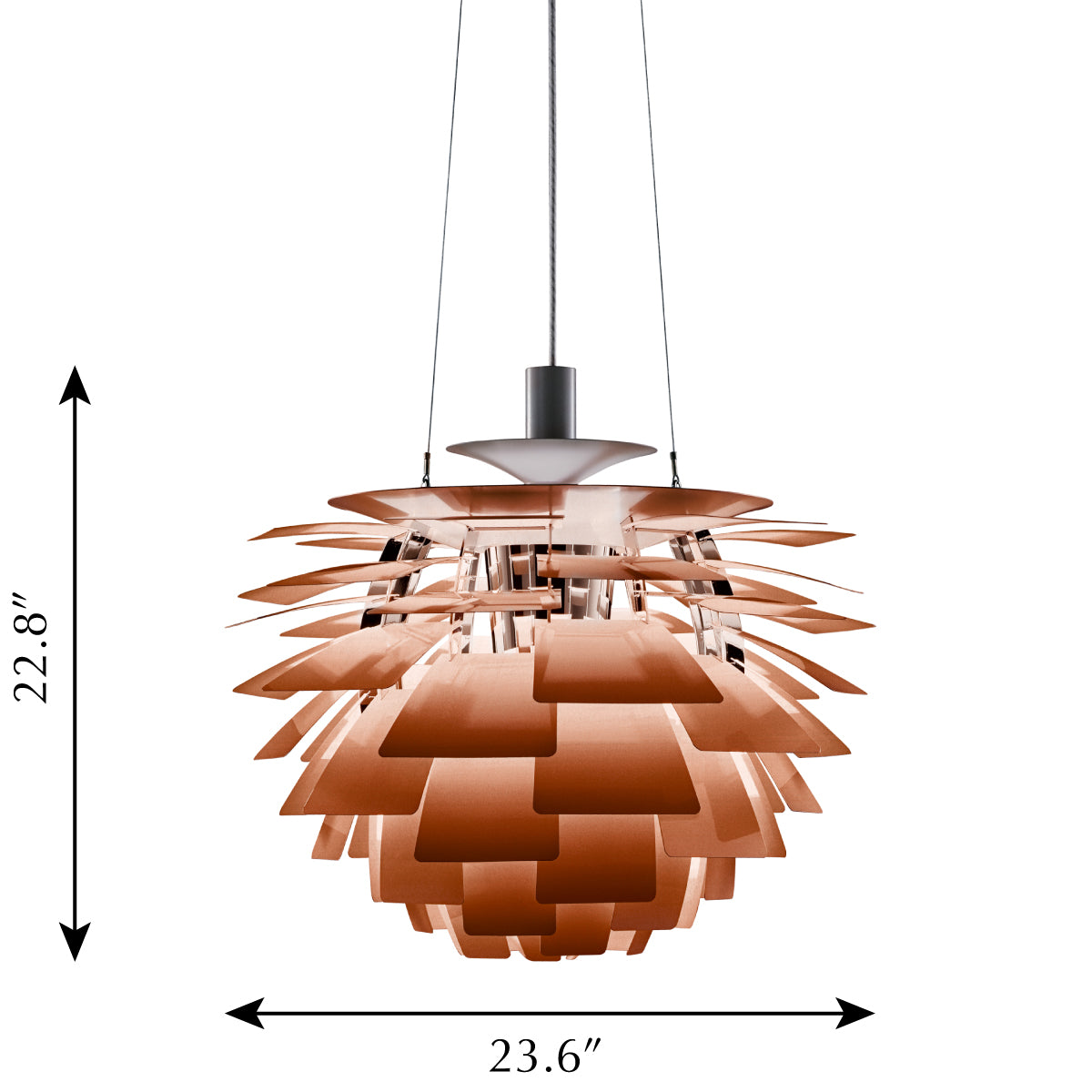 PH Artichoke Pendant lamp Brass or Copper Louis Poulsen