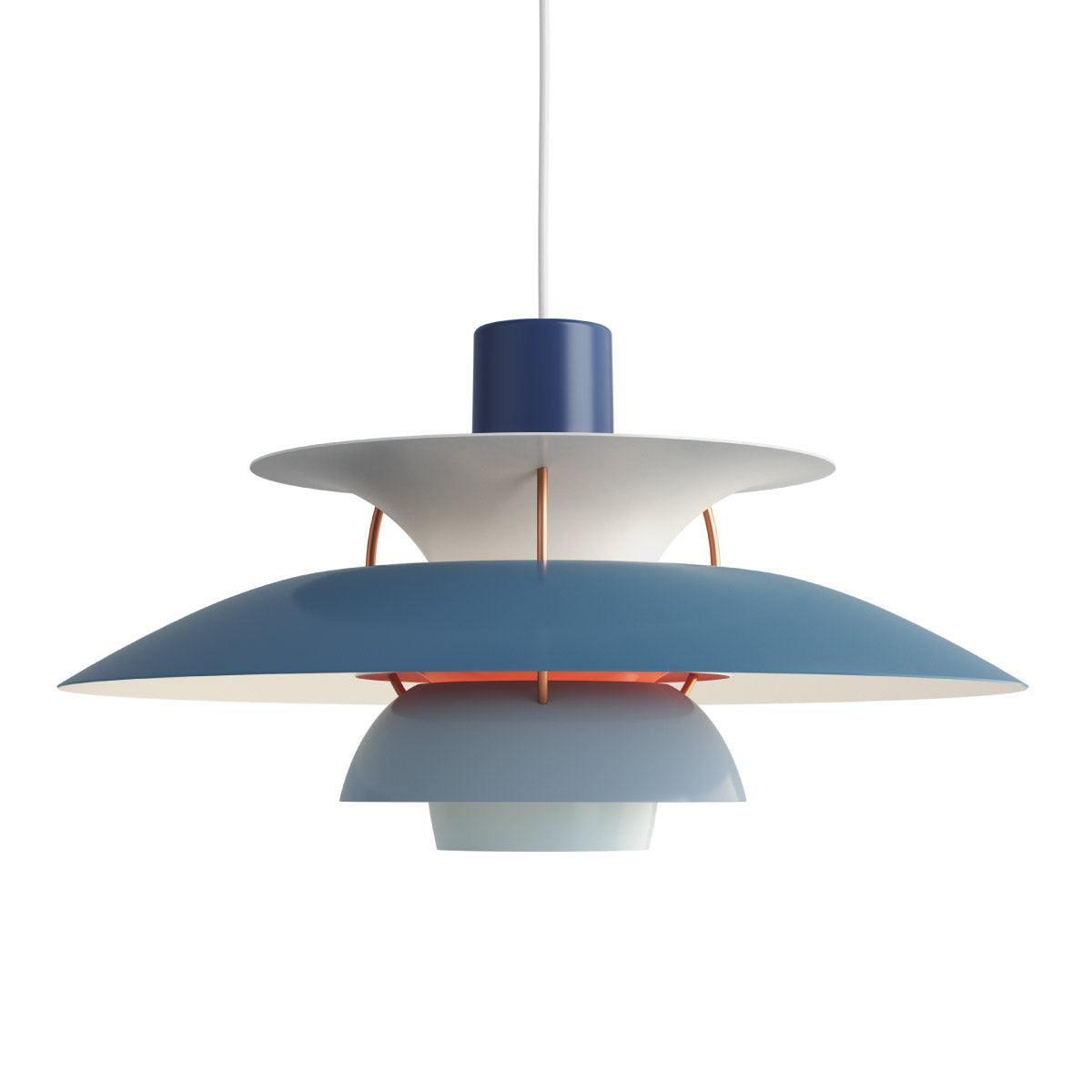 Vintage PH 5 pendant lamp by Poul Henningsen for Louis Poulsen, Denmark 1958