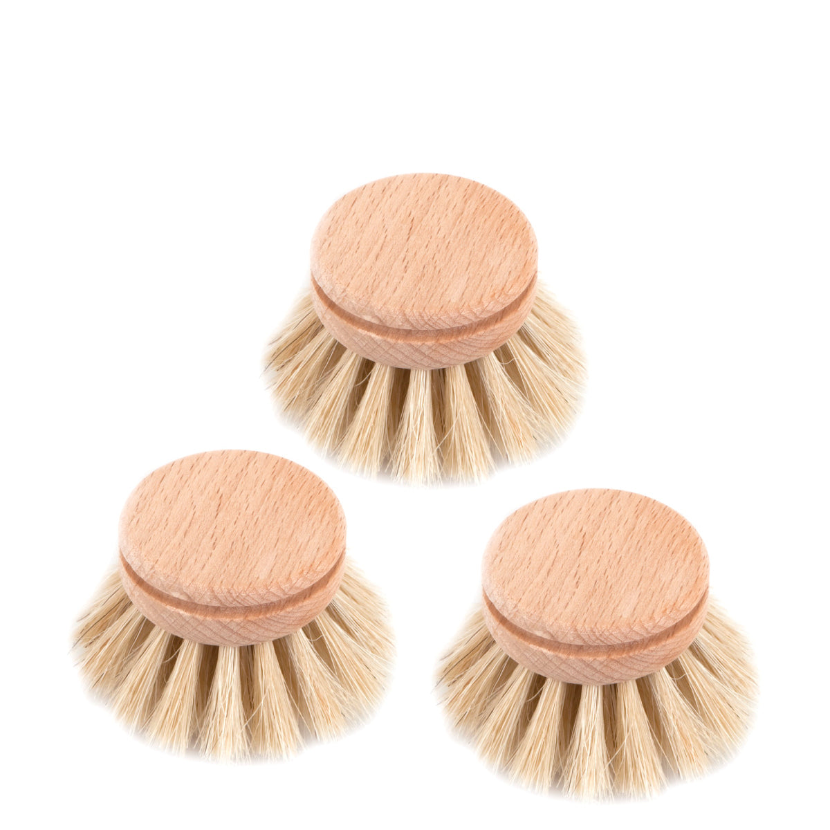 Puck Dish Brush Refill, Set of 3