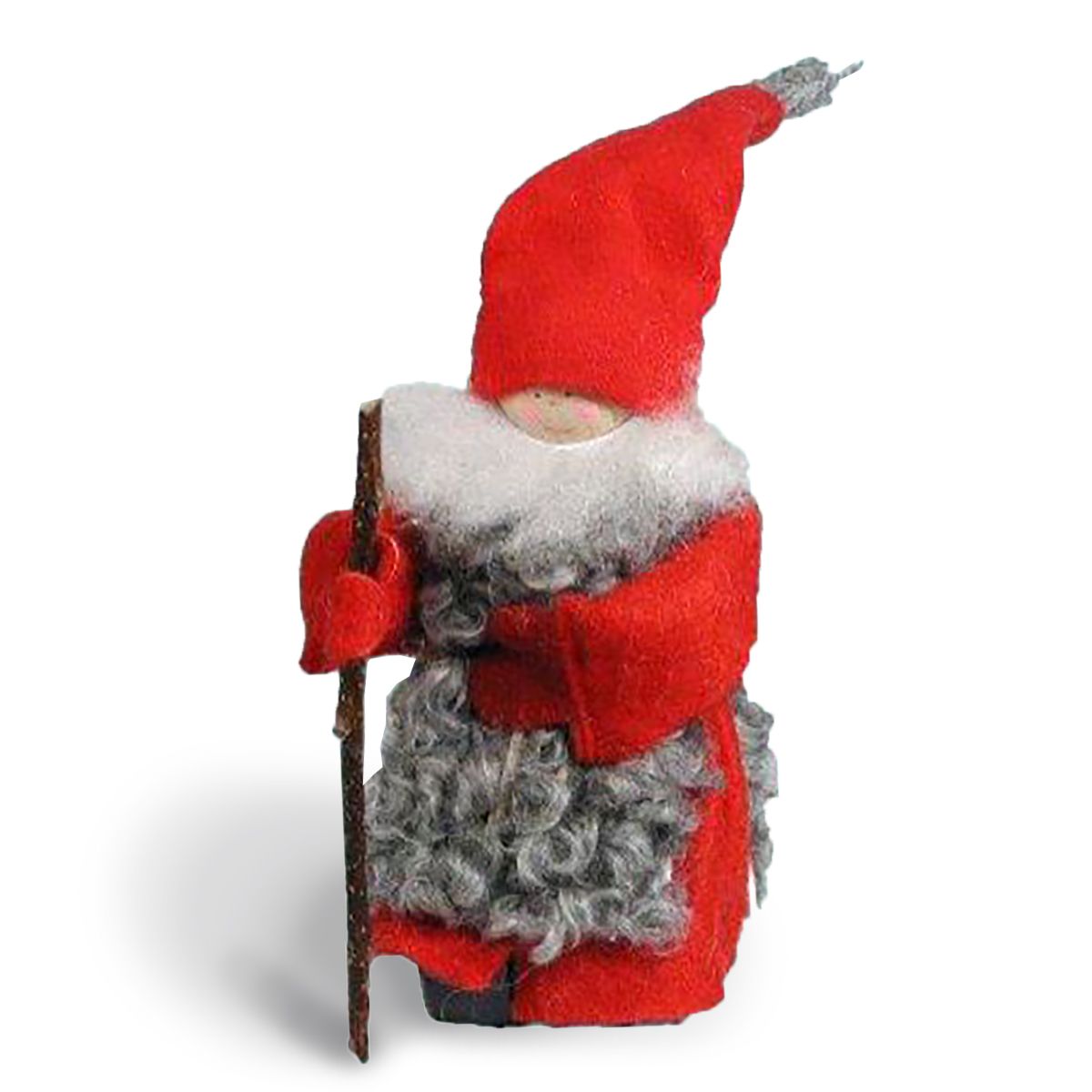 Swedish Tomte with Walking Stick – FJØRN Scandinavian